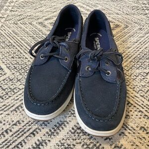 Sperry Dark Blue Boat Shoes
